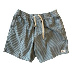 Rhythm. Corduroy Shorts Mens 36 Blue Casual Beach Summer Retro Surfwear Comfort
